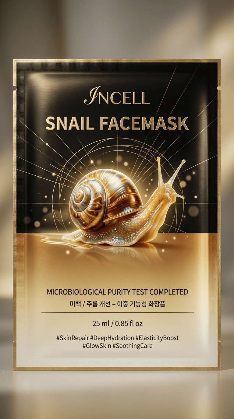 Incell Snail Facemask Korean skincare product